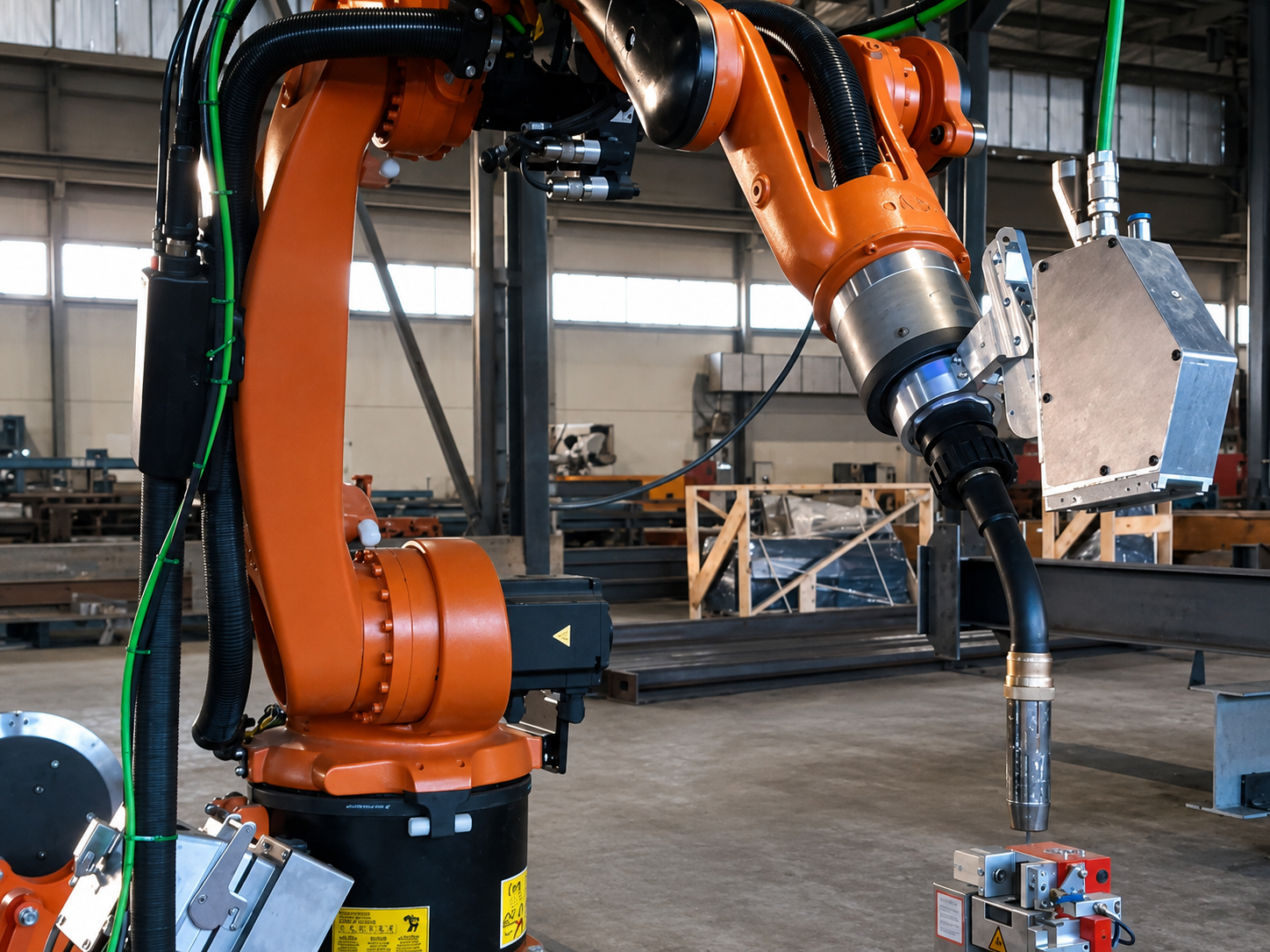 Робот KUKA для сварки многогранных опор
