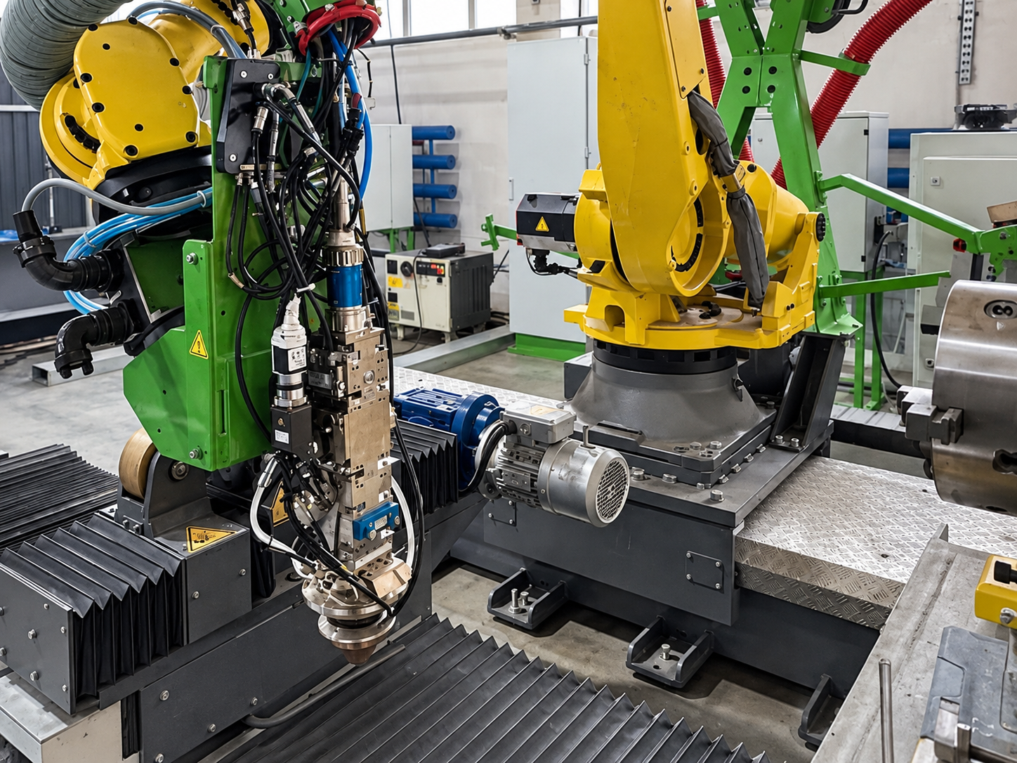Роботизированный комплекс лазерной наплавки FANUC